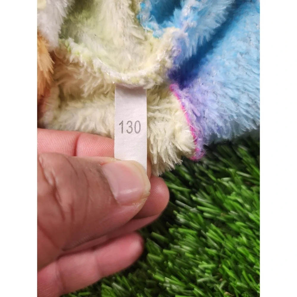 One Piece Pajamas Kids 7-8 Years Multicolor Unicorn Fleece‎ Hooded Suit